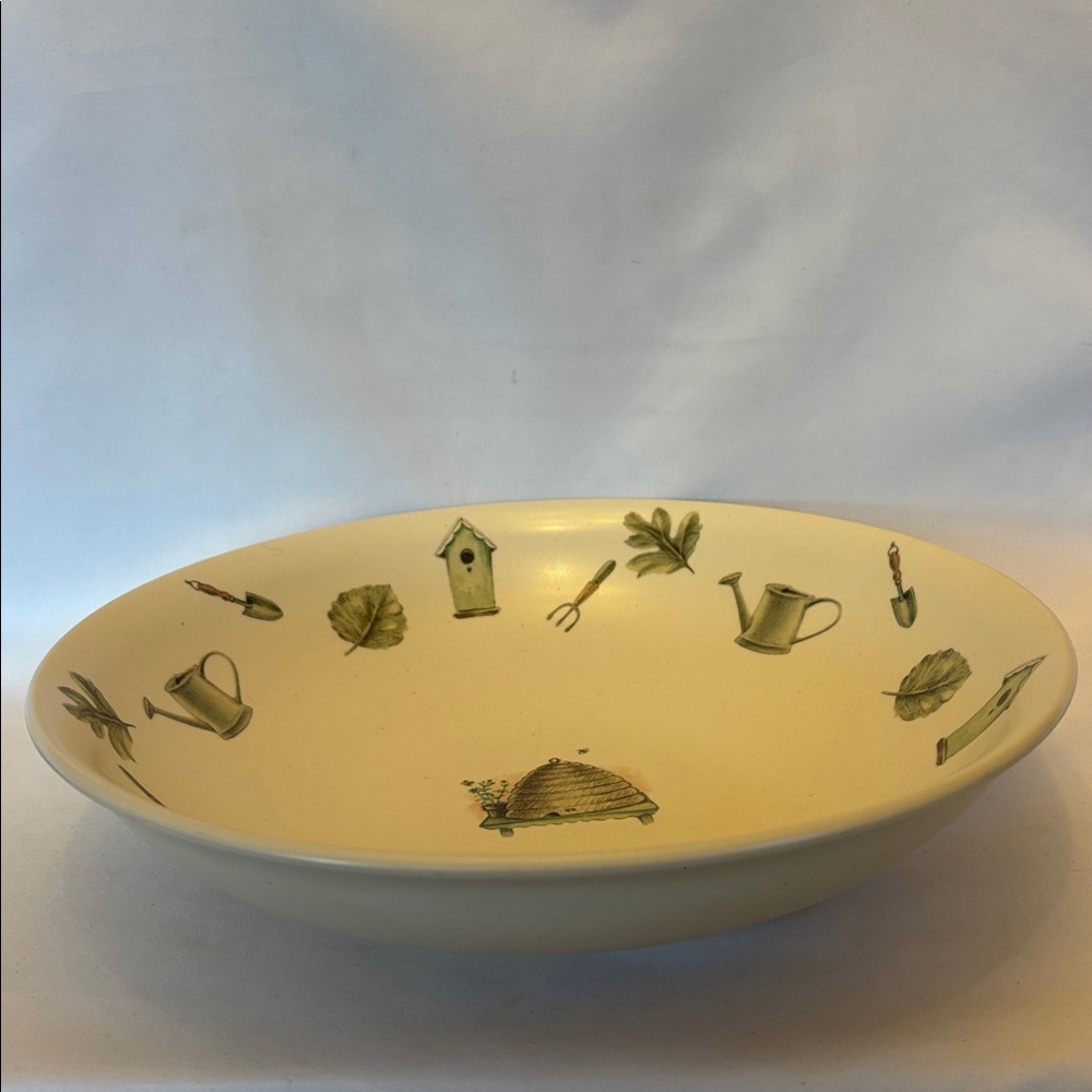 VINTAGE!PORFOLIO BY PFALTZGRAFF NATUREWOOD PASTA CHIPS SERVING DISPLAY DISH TRAY - Picture 4 of 7